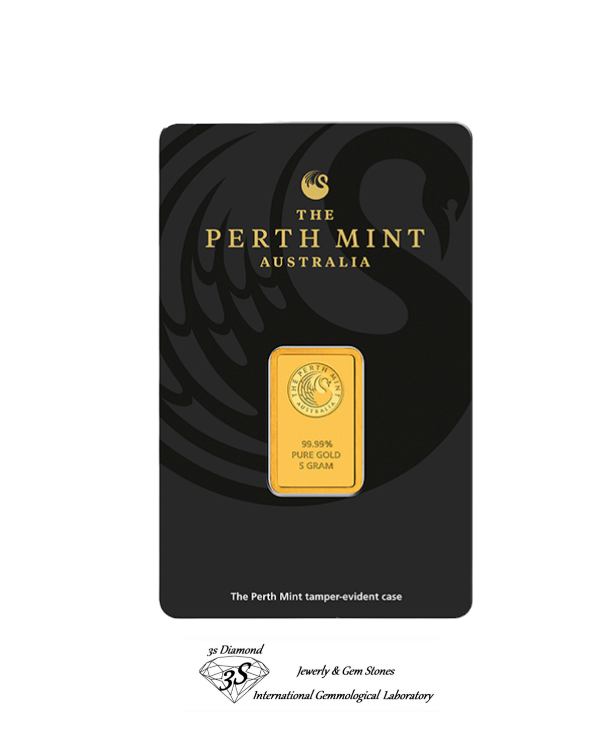 Lingote de oro puro de 24 quilates de 5 gramos (Casa de la Moneda de Perth) Australia