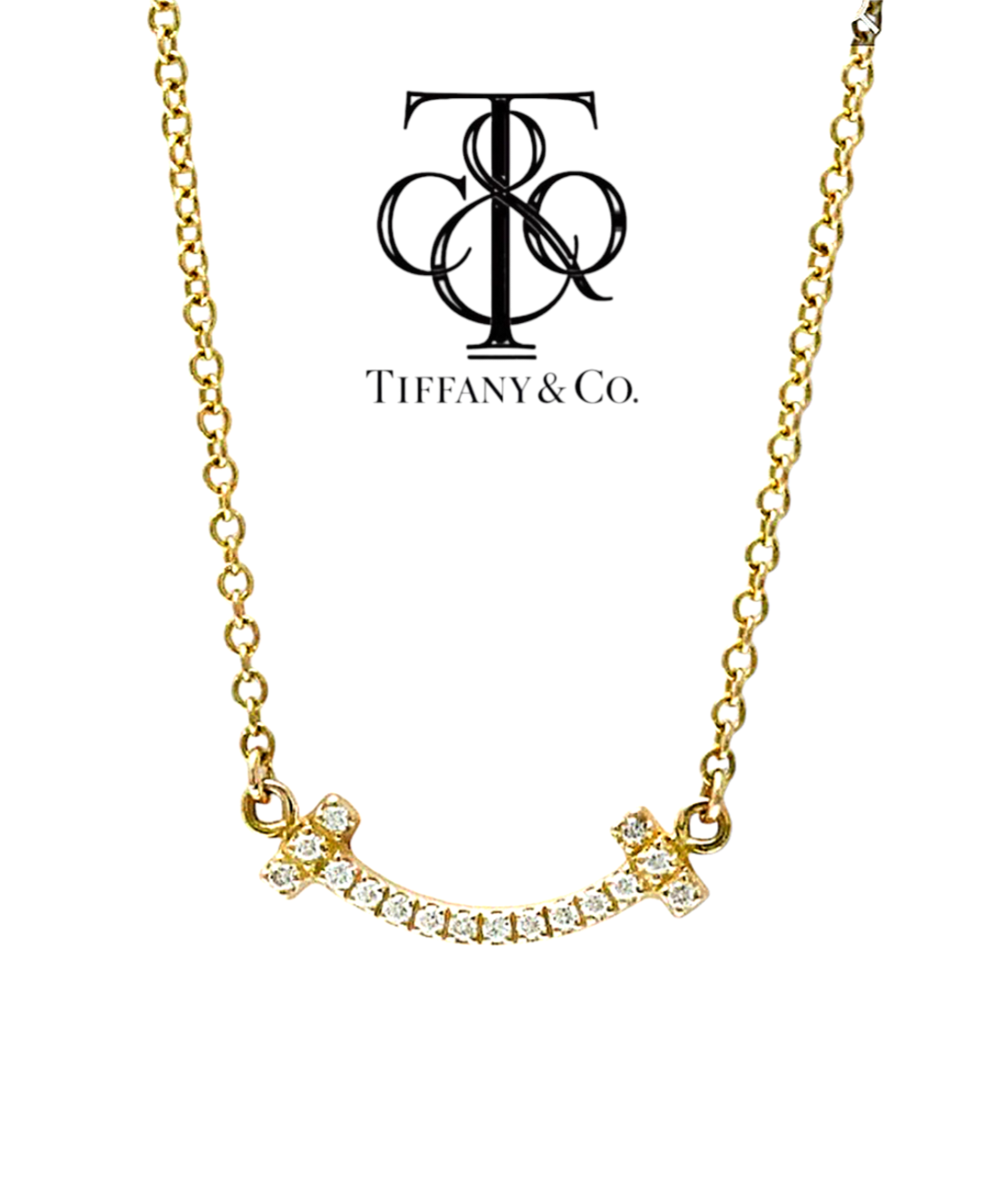 Ciondolo in oro con diamanti naturali (TIFFANY & CO) 0.48 ct