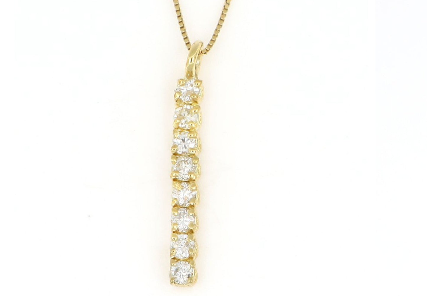 Collana in oro con diamanti naturali 0.80ct