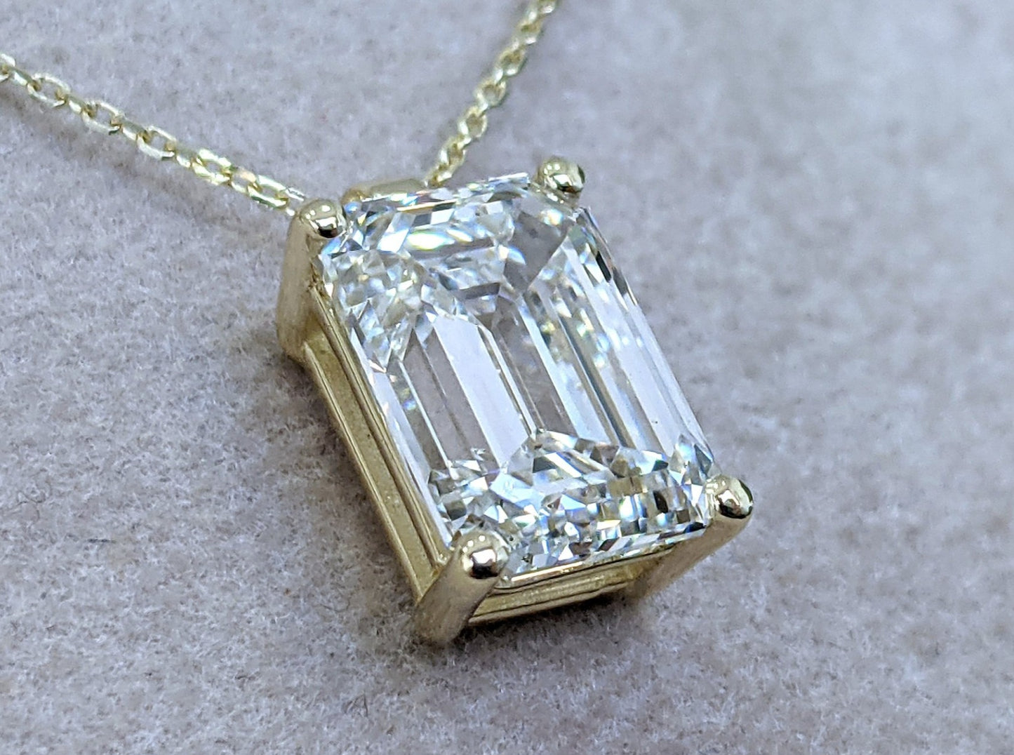 con ciondolo - 18 carati Oro giallo - 0.55 ct. tw. Diamante naturale