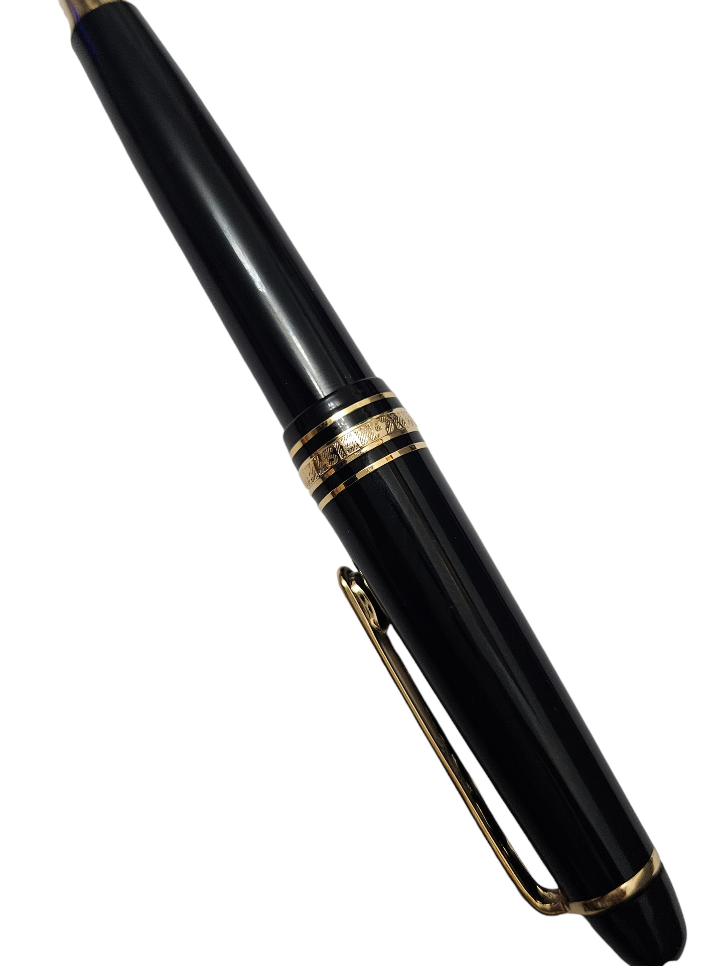 Bolígrafo Montblanc Meisterstück chapado en oro Classique