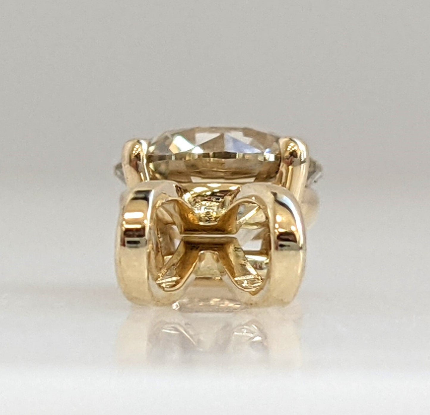 Ciondolo - 18 carati Oro giallo - 1.18ct. tw. Diamante ( naturale) -IGI