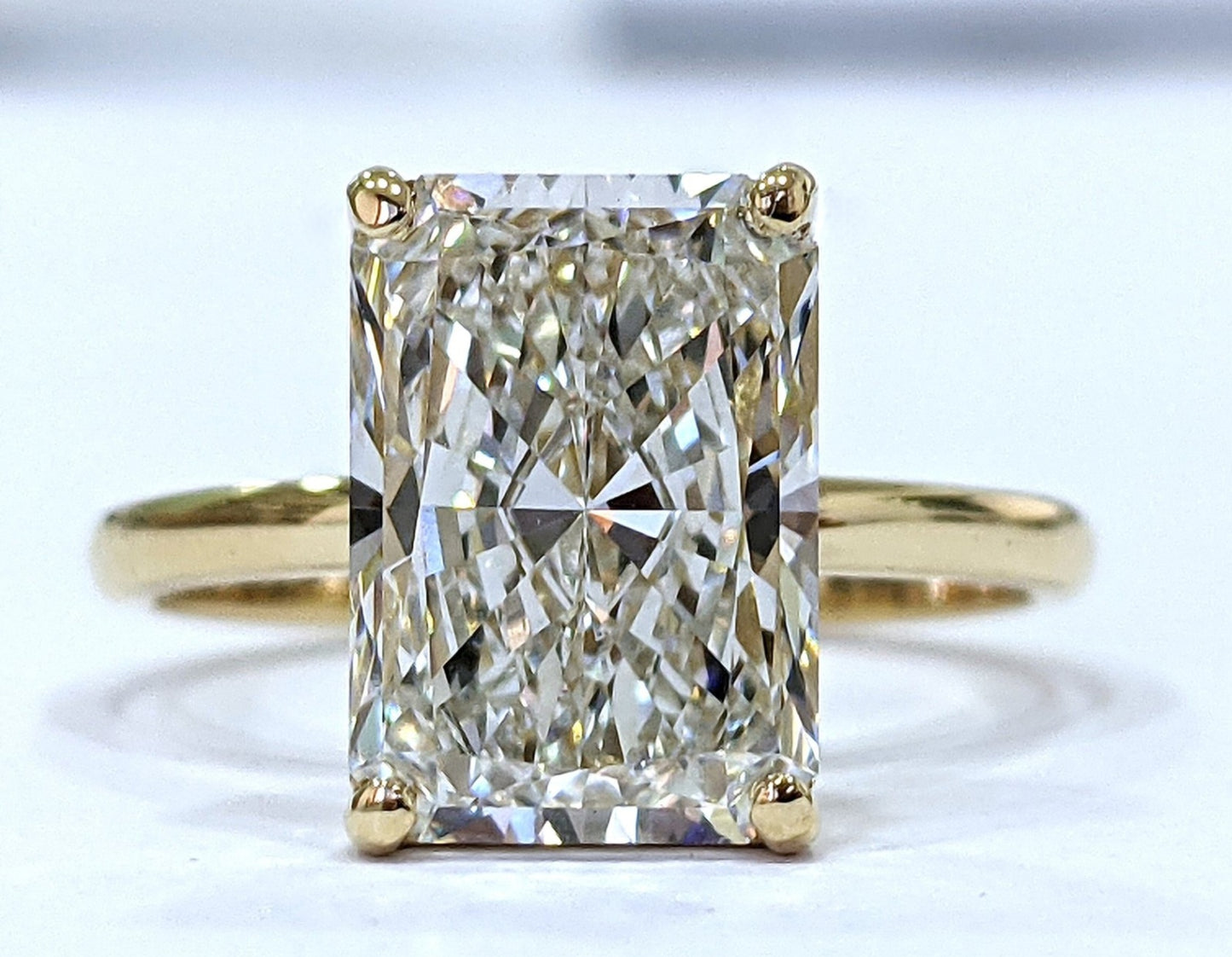 Anello - 18 carati Oro giallo - 1.10 ct. tw. Diamante (Naturale) IGI