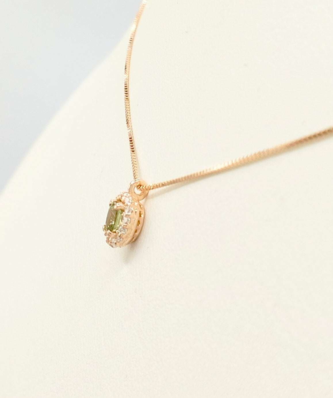 Ciondolo in oro 18k e diamanti naturali princess certificato IGI 1.36ct