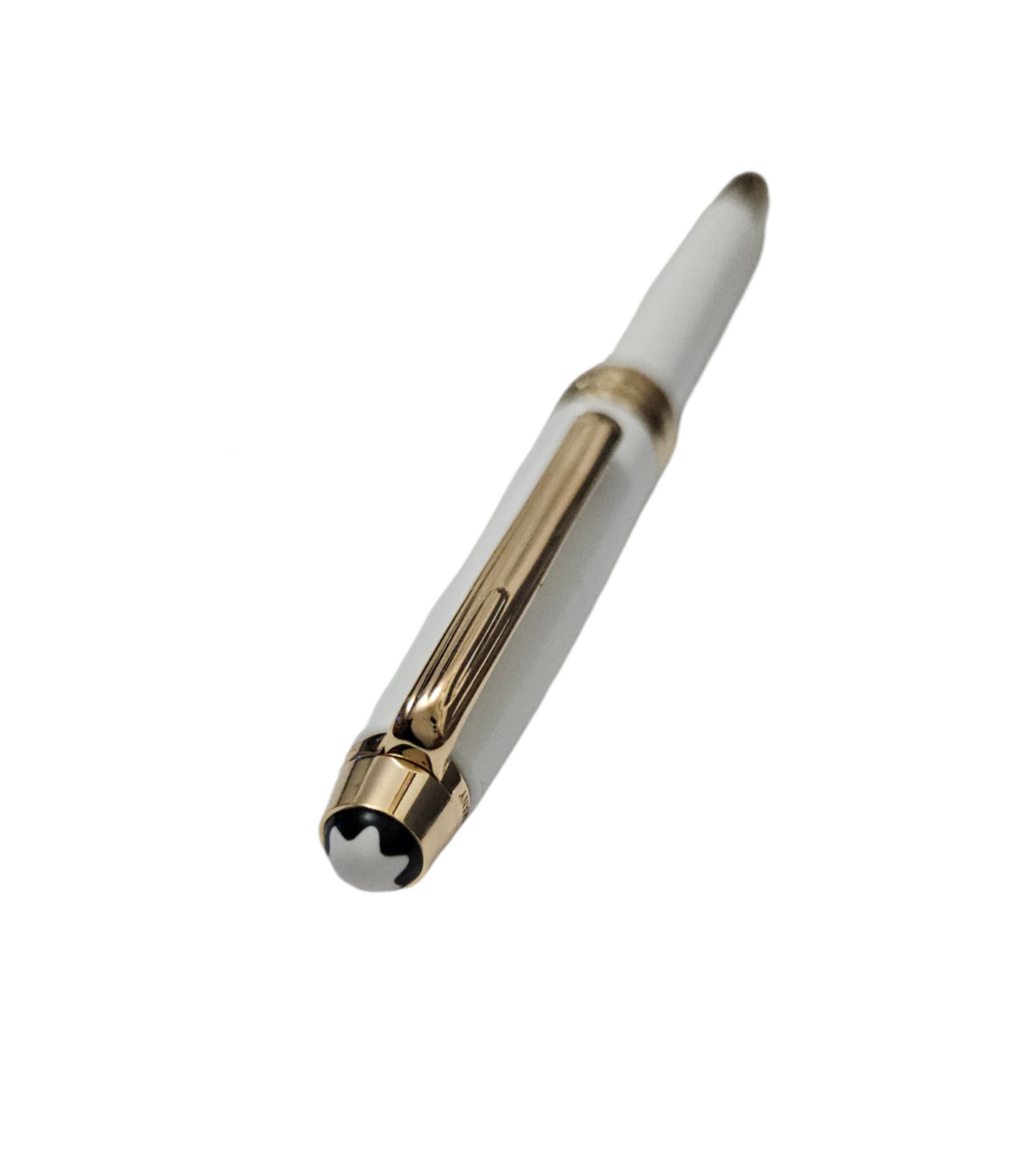 Pluma estilográfica Montblanc Meisterstück Glacier Classique blanca