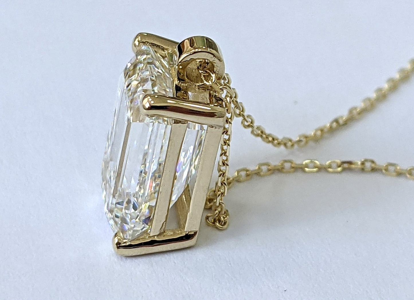con ciondolo - 18 carati Oro giallo - 0.55 ct. tw. Diamante naturale