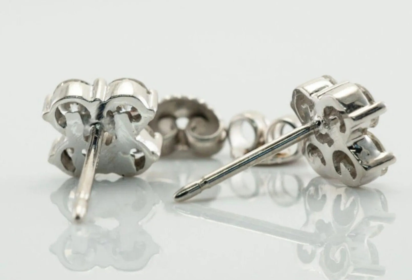 Orecchini - 18 carati Oro bianco - 0.40ct. tw. Diamante (Naturale)