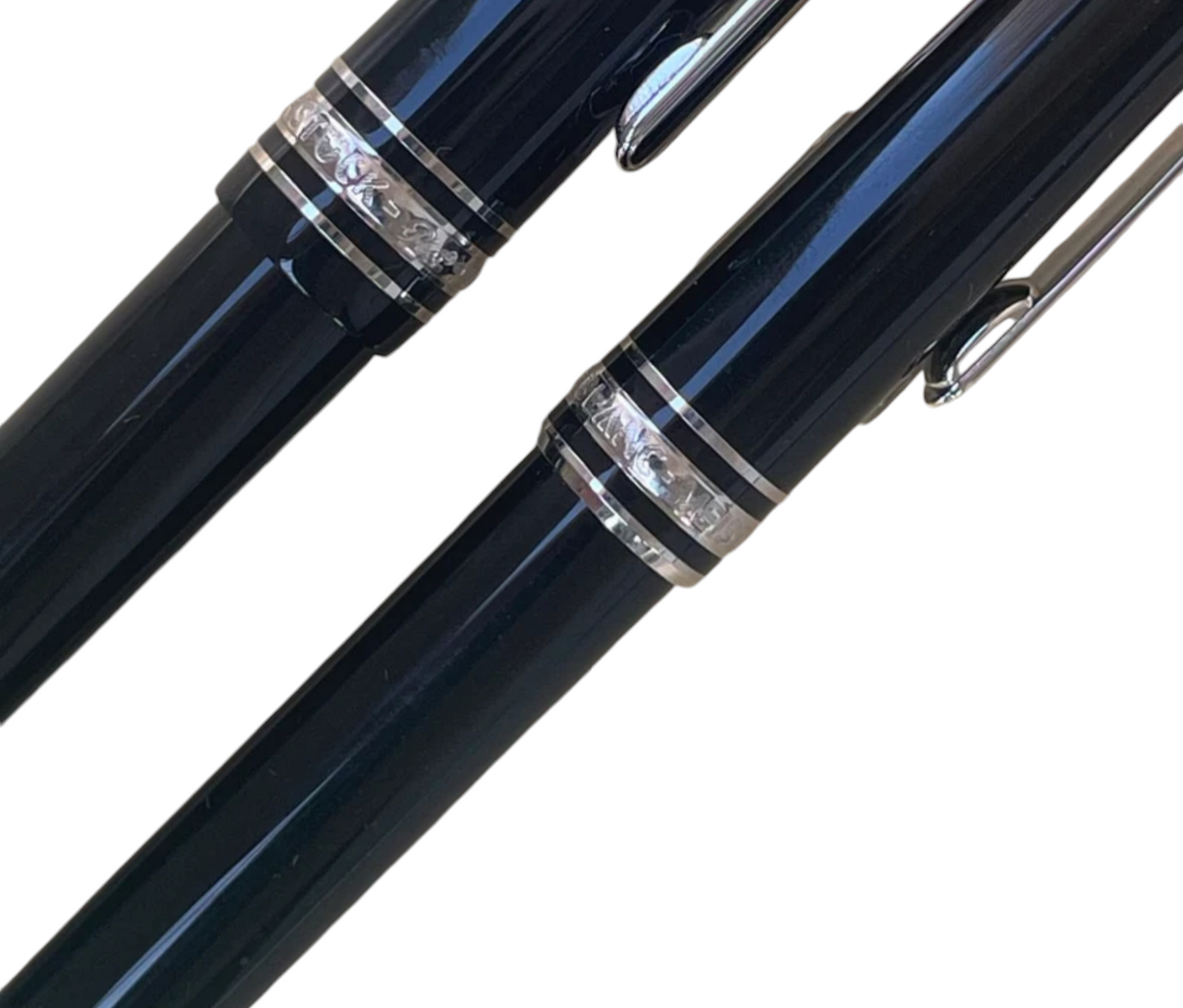 Juego de pluma, pluma estilográfica y bolígrafo Montblanc Meisterstück Glacier Classique