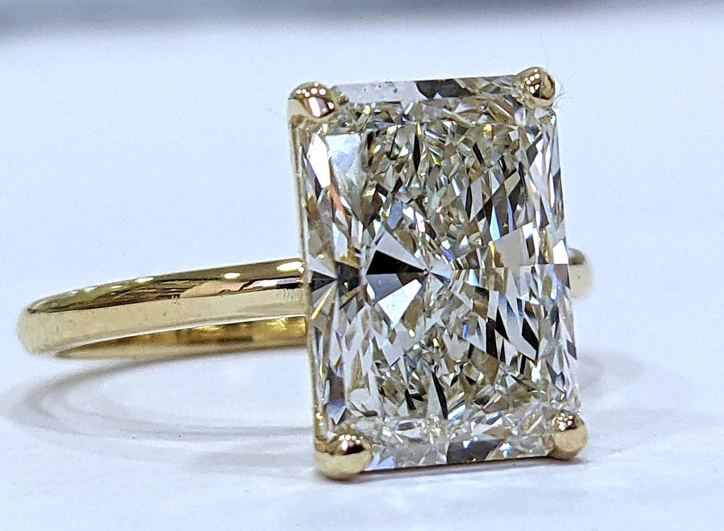 Anello - 18 carati Oro giallo - 1.10 ct. tw. Diamante (Naturale) IGI