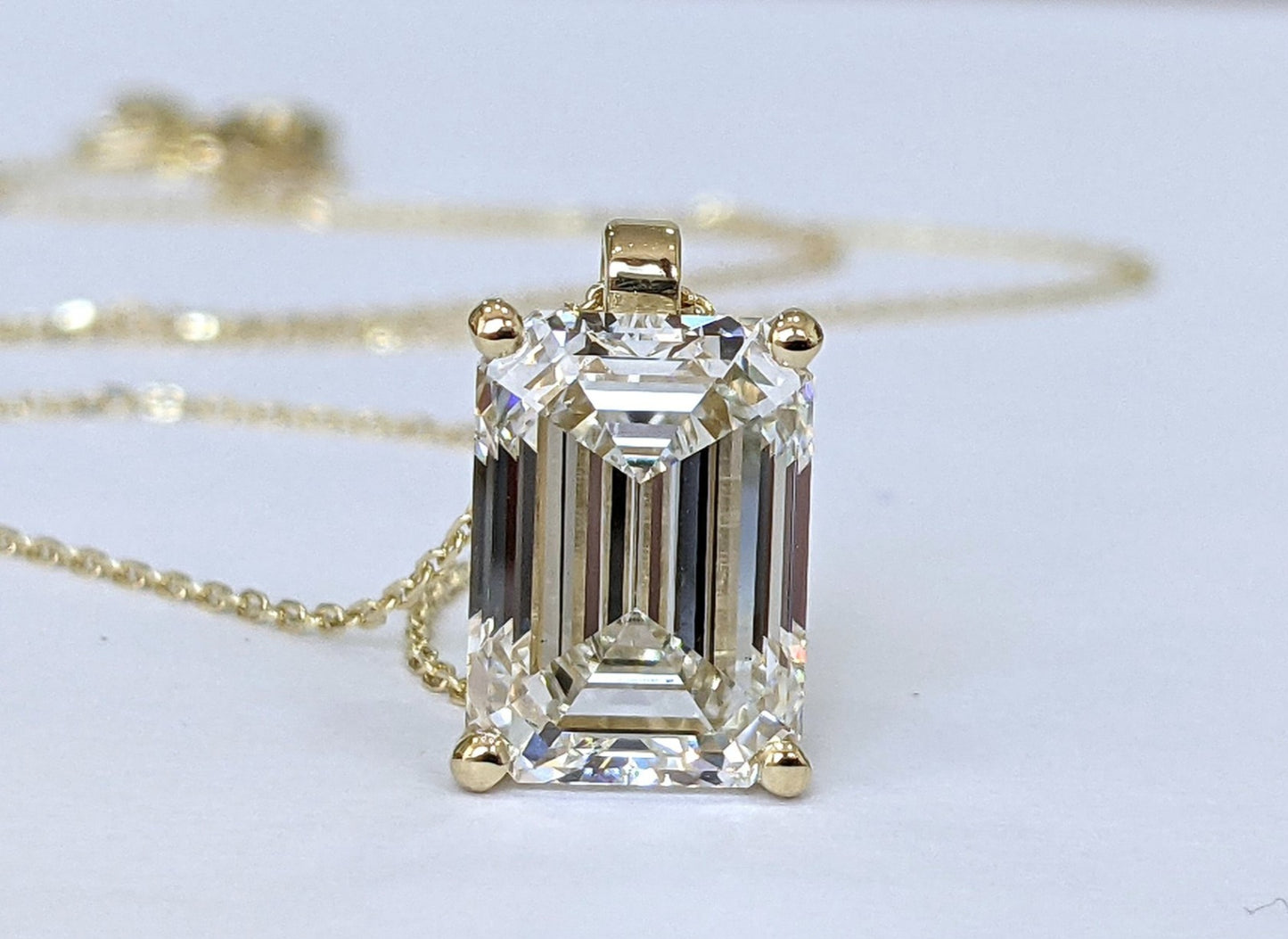 con ciondolo - 18 carati Oro giallo - 0.55 ct. tw. Diamante naturale