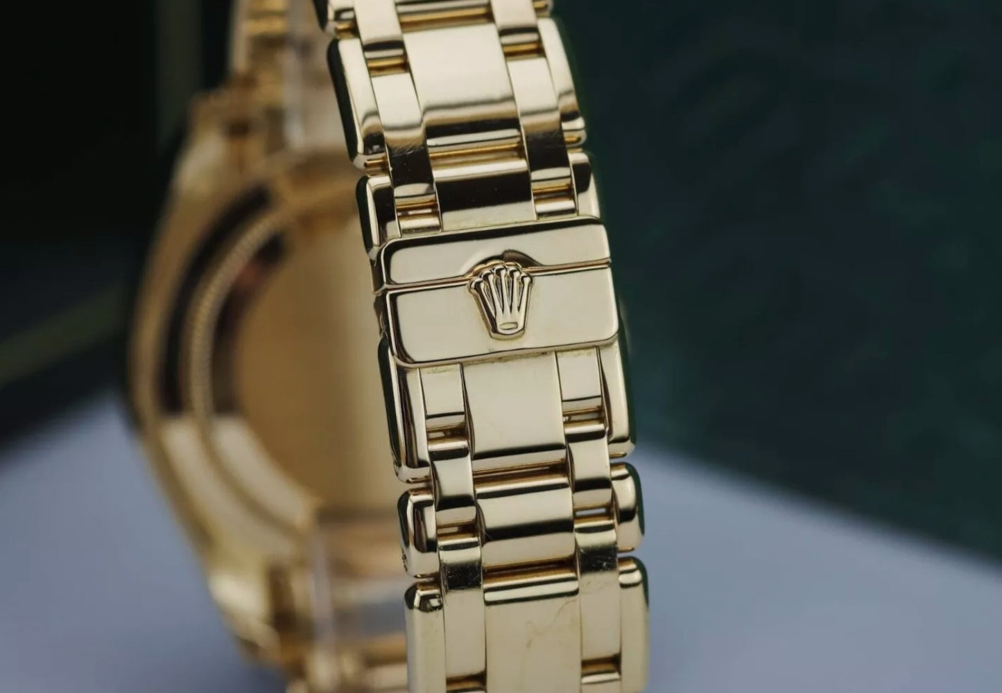 Rolex Day Date, 18348, 36mm 1993 Silver Myriad Diamond