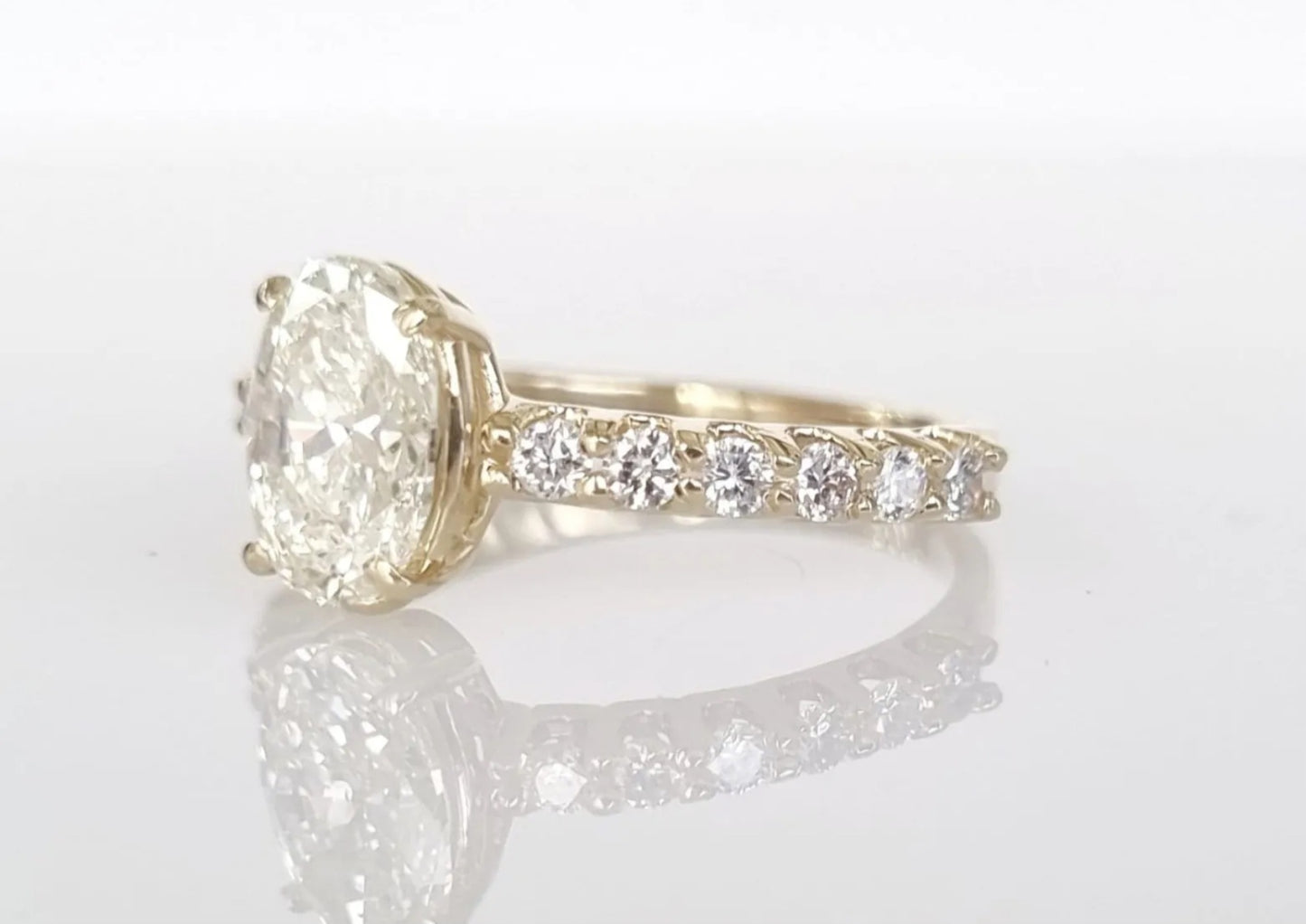 Anello di fidanzamento - 18 carati Oro giallo - 1.56ct. tw. Diamante (Naturale)