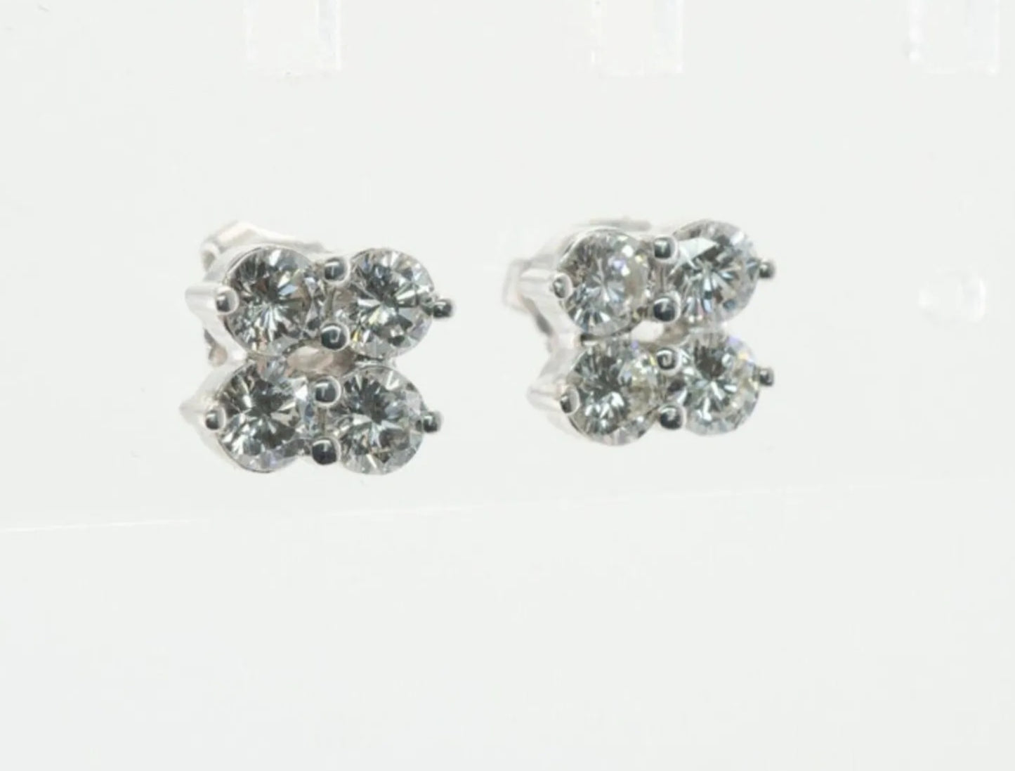 Orecchini - 18 carati Oro bianco - 0.40ct. tw. Diamante (Naturale)