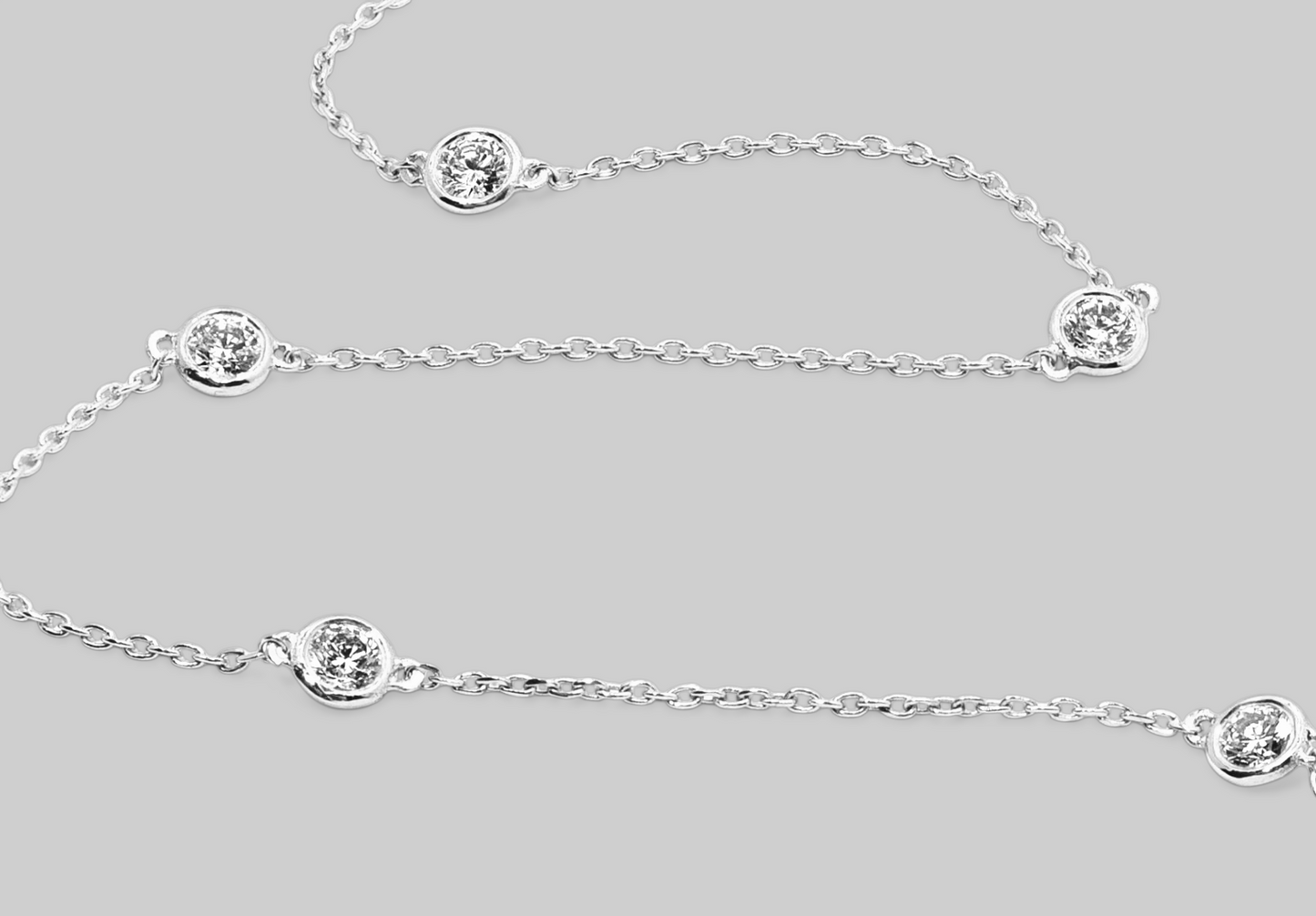 Collana - 18 carati Oro giallo - 1.00ct. tw. Diamante (Naturale)