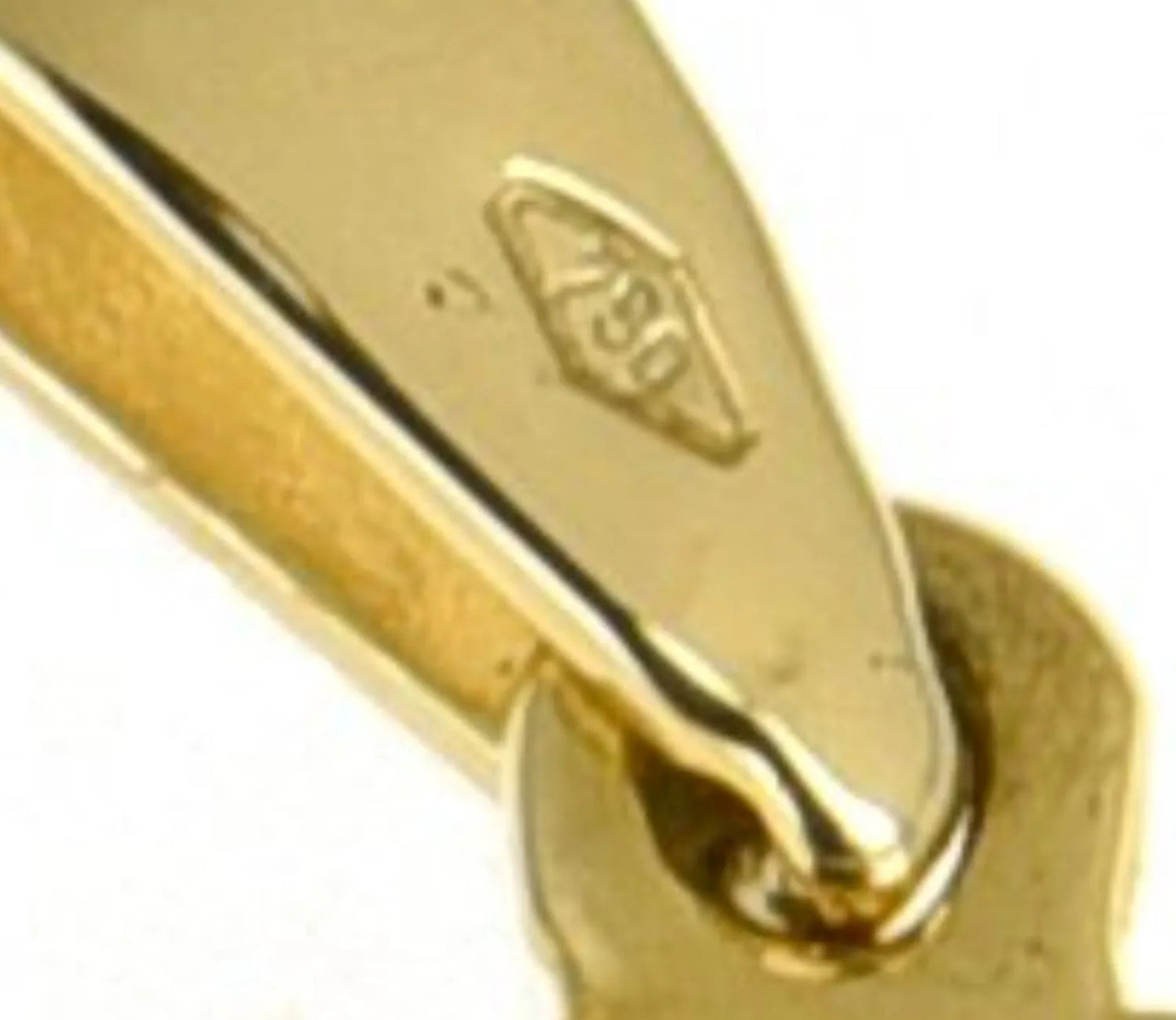 Ciondolo a moneta Sterlina 18 carati Oro giallo Diamante (Naturale)