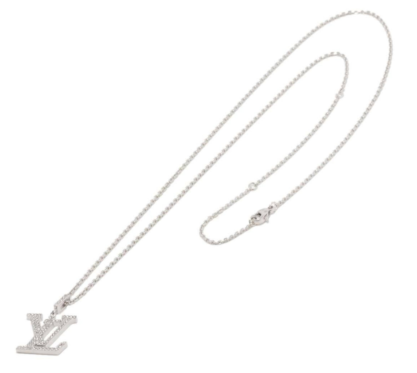 Collana in oro bianco 18k con diamanti naturali 0.60ct