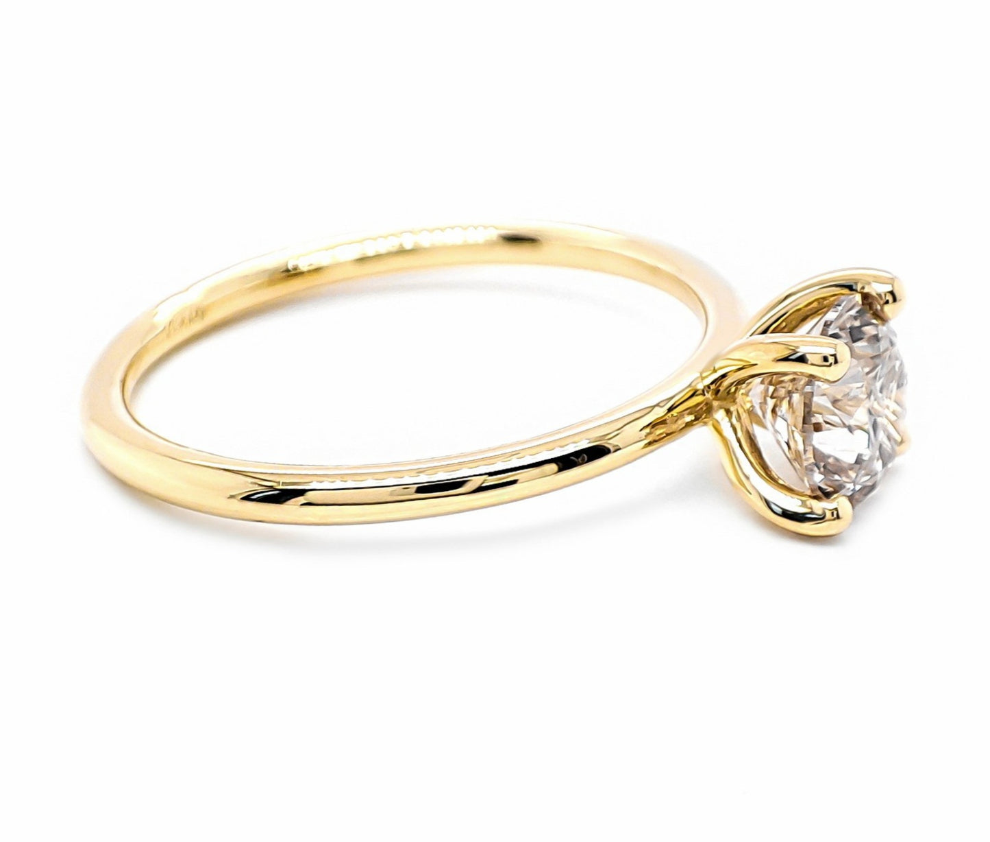 Anello di fidanzamento - 18 carati Oro giallo - 0.55ct. tw. Diamante (N