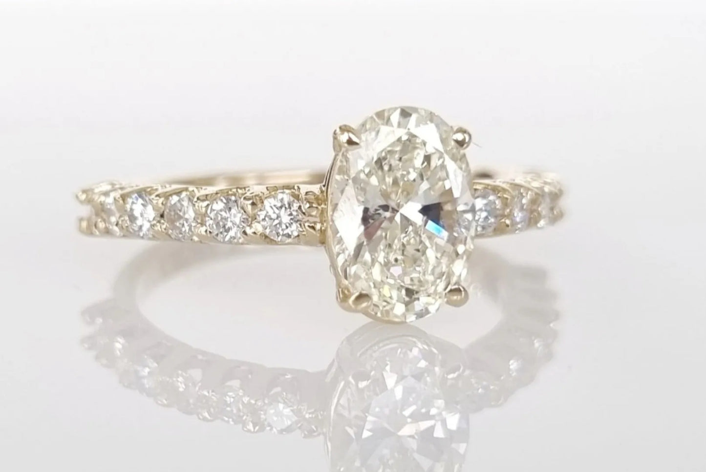 Anello di fidanzamento - 18 carati Oro giallo - 1.56ct. tw. Diamante (Naturale)