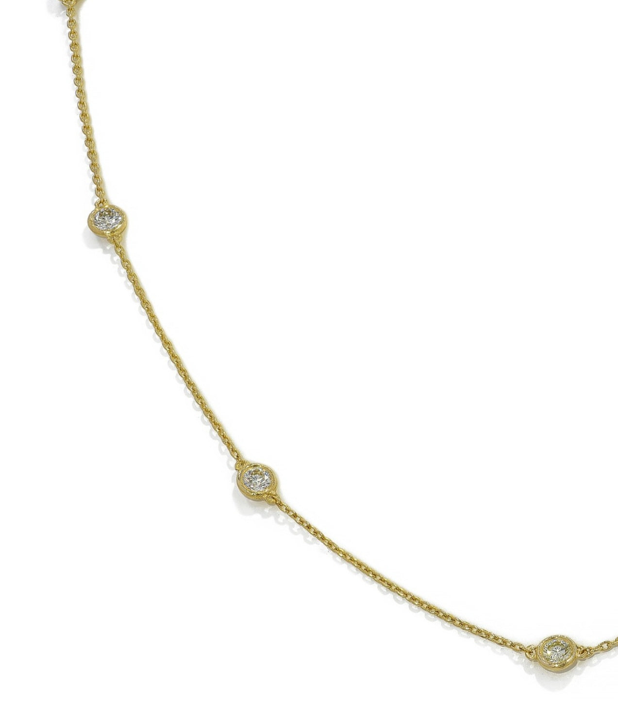 Collana - 18 carati Oro giallo - 1.10ct. tw. Diamante (Naturale)