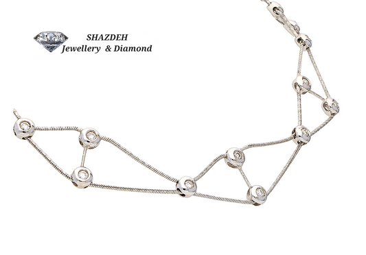 Collana in oro con diamanti naturali 2.00ct