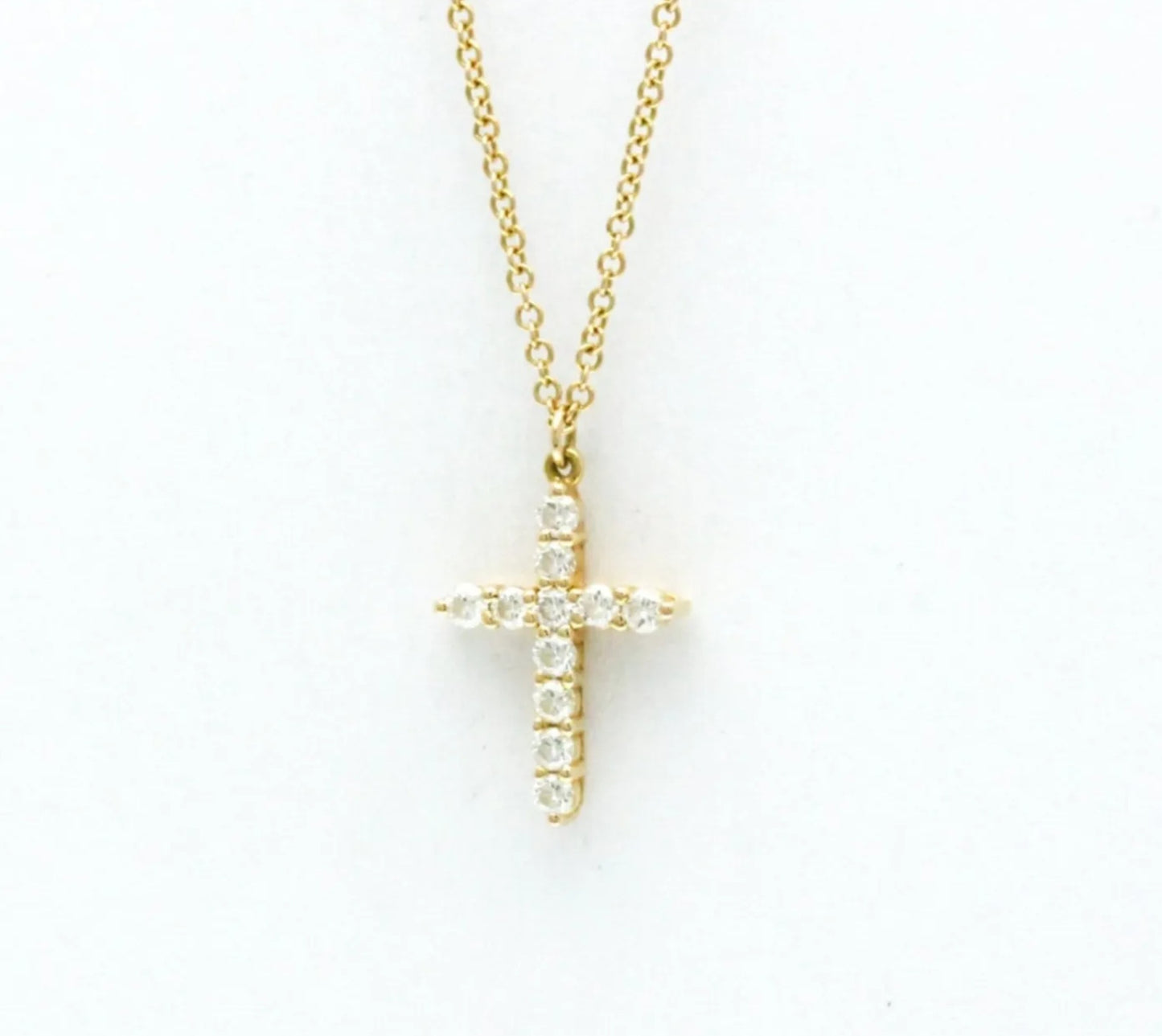 Tiffany & Co. - Collana croce con ciondolo - 18 carati Oro giallo