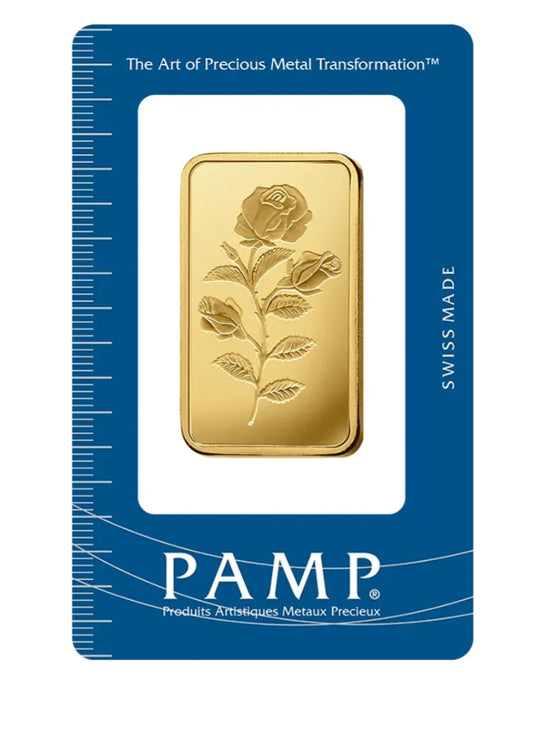 Lingotto oro puro 24k 31,10 grammi (PAMP)
