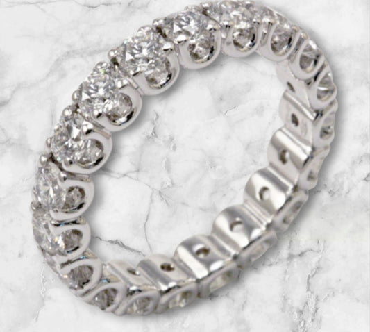 Anello - 18 carati Oro bianco - 1.10ct. tw. Diamante (Naturale)
