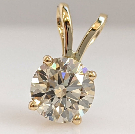 Ciondolo - 18 carati Oro giallo - 0.55ct. tw. Diamante ( naturale) -IGI