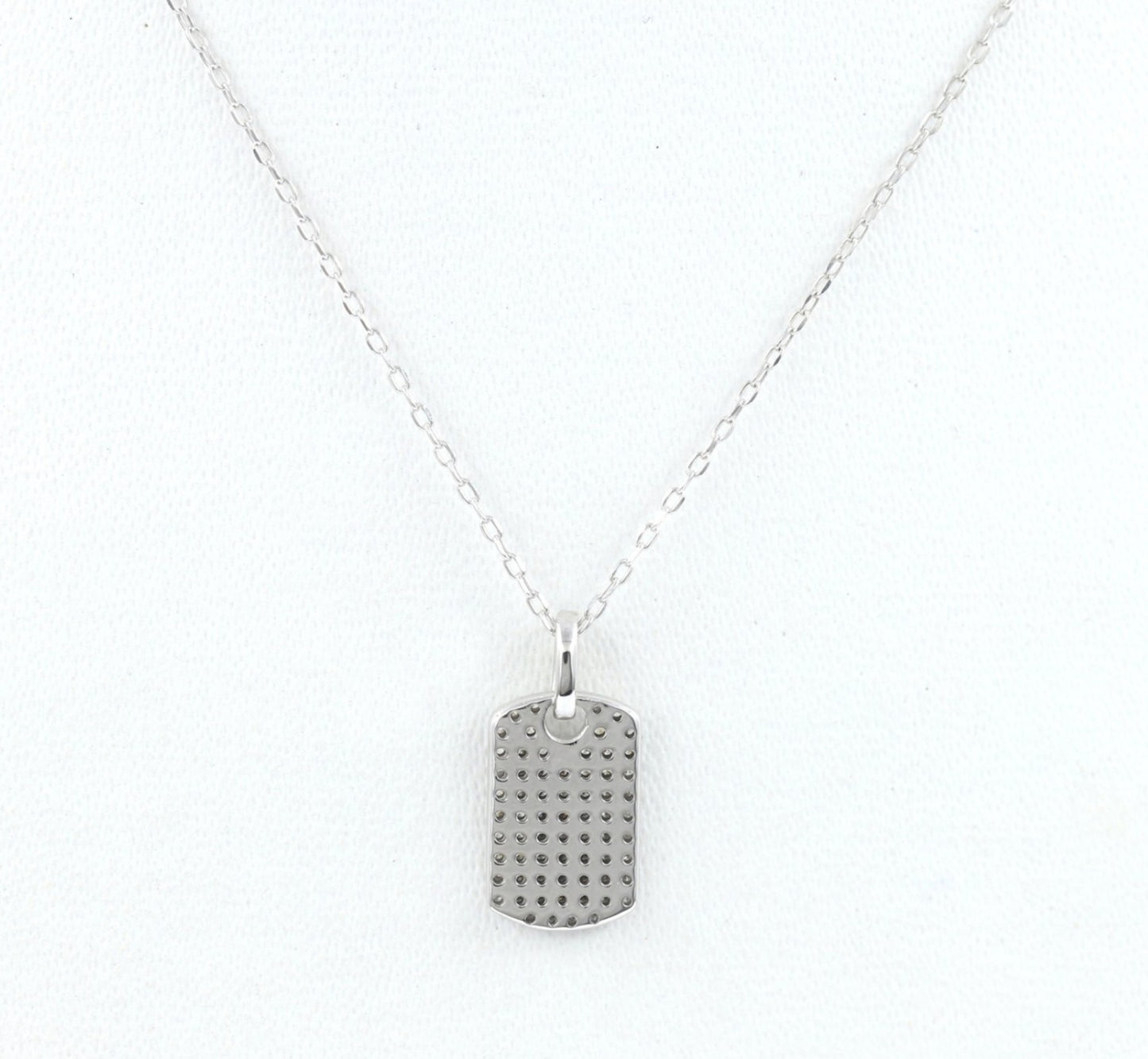 Collana con ciondolo in oro 18kt con diamanti naturali 0.33ct