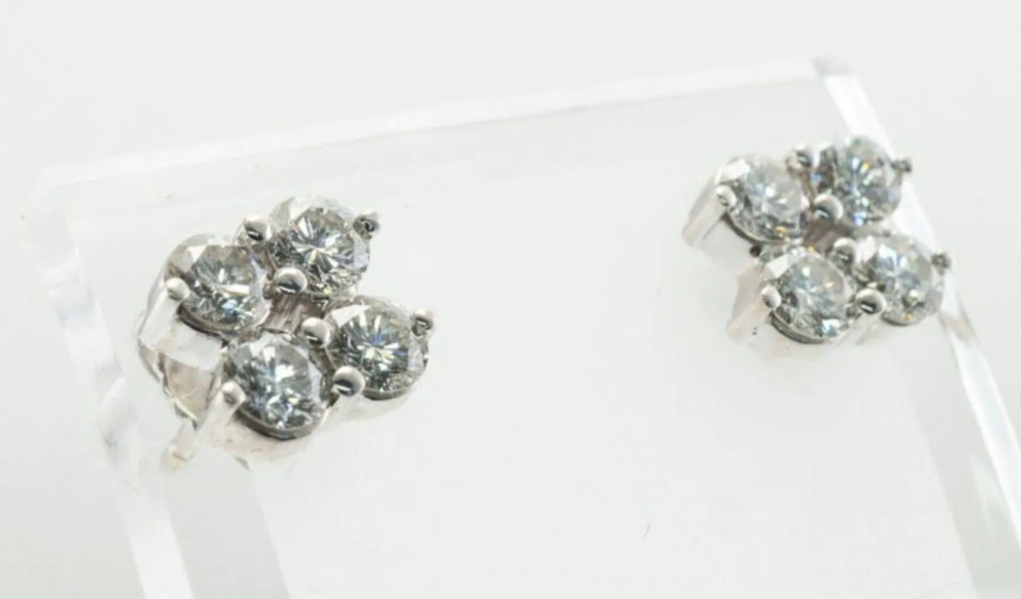 Orecchini - 18 carati Oro bianco - 0.40ct. tw. Diamante (Naturale)