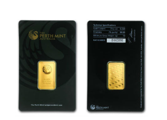 Lingotto oro puro 24k 10 grammi (the perth mint) Australia