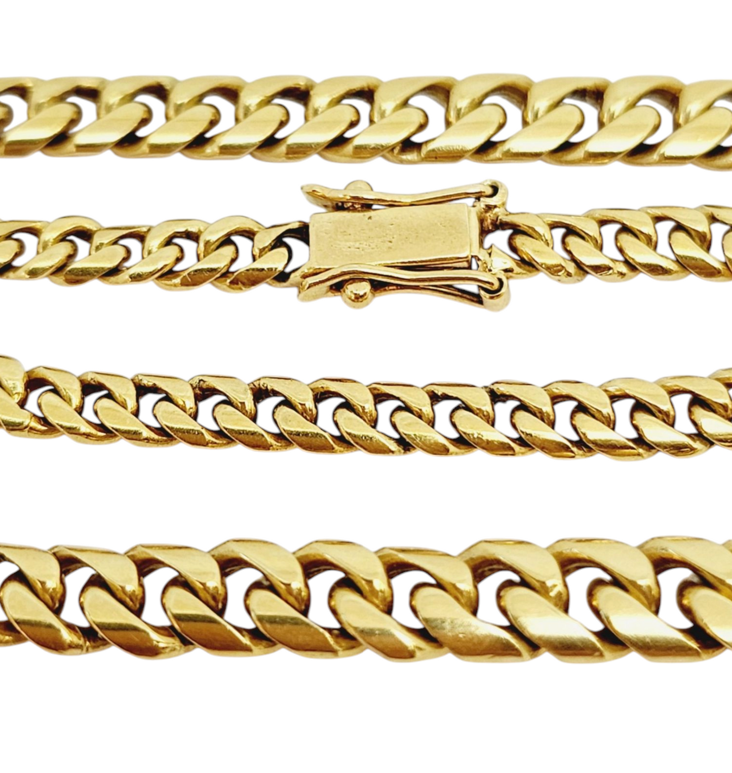 Collana in oro giallo 18k  con diamanti naturali 0.81 ct e sterline d'o