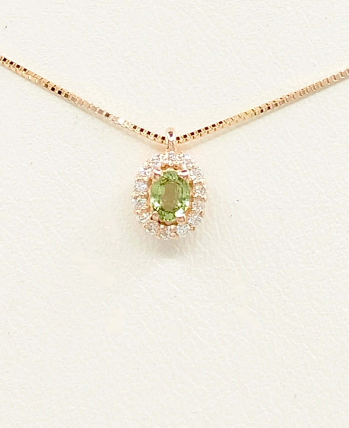 Ciondolo in oro  18k e diamanti naturali princess certificato IGI 1.36ct