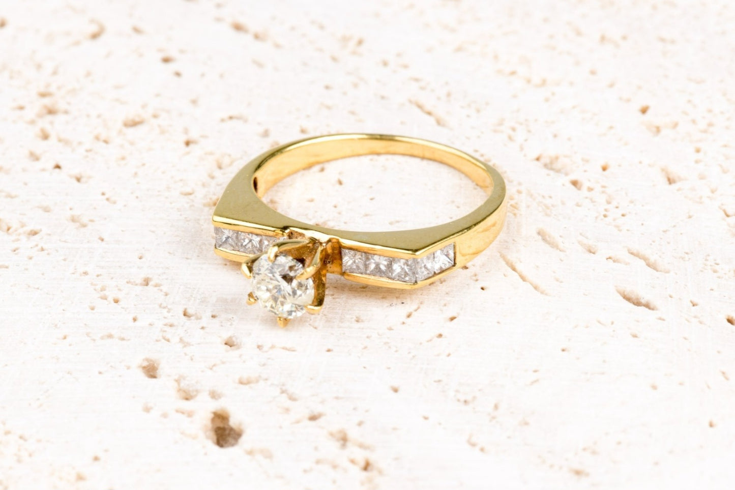 Anello - 18 carati Oro giallo - 1.94ct. tw. Diamante (Naturale) - Diama
