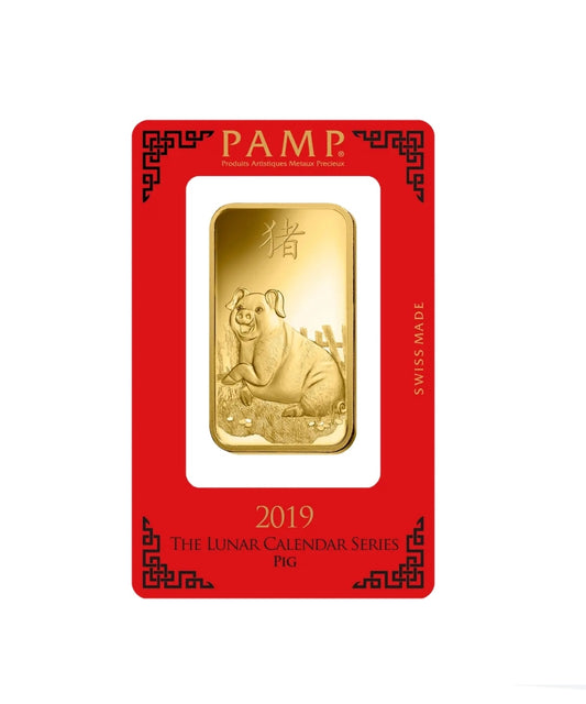 Lingotto oro puro 24k 50 grammi grammi (PAMP) da investimento