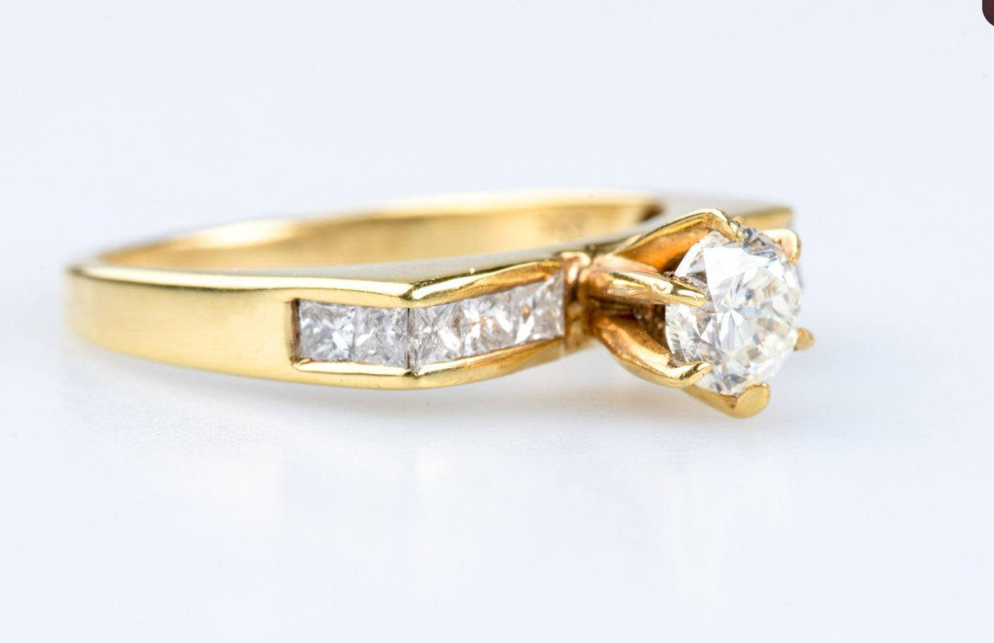 Anello - 18 carati Oro giallo - 1.94ct. tw. Diamante (Naturale) - Diama