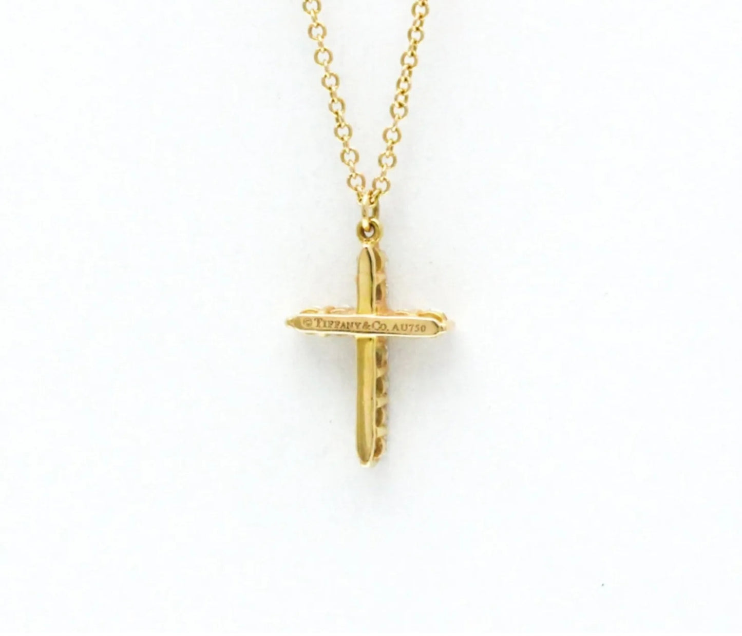 Tiffany & Co. - Collana croce con ciondolo - 18 carati Oro giallo