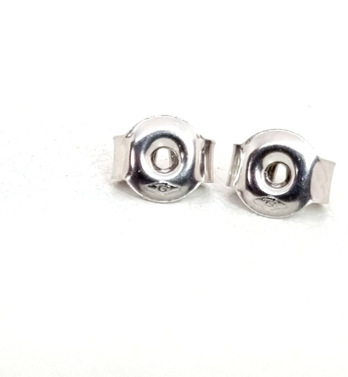 Orecchini - 18 carati Oro bianco Zaffiro - Diamante