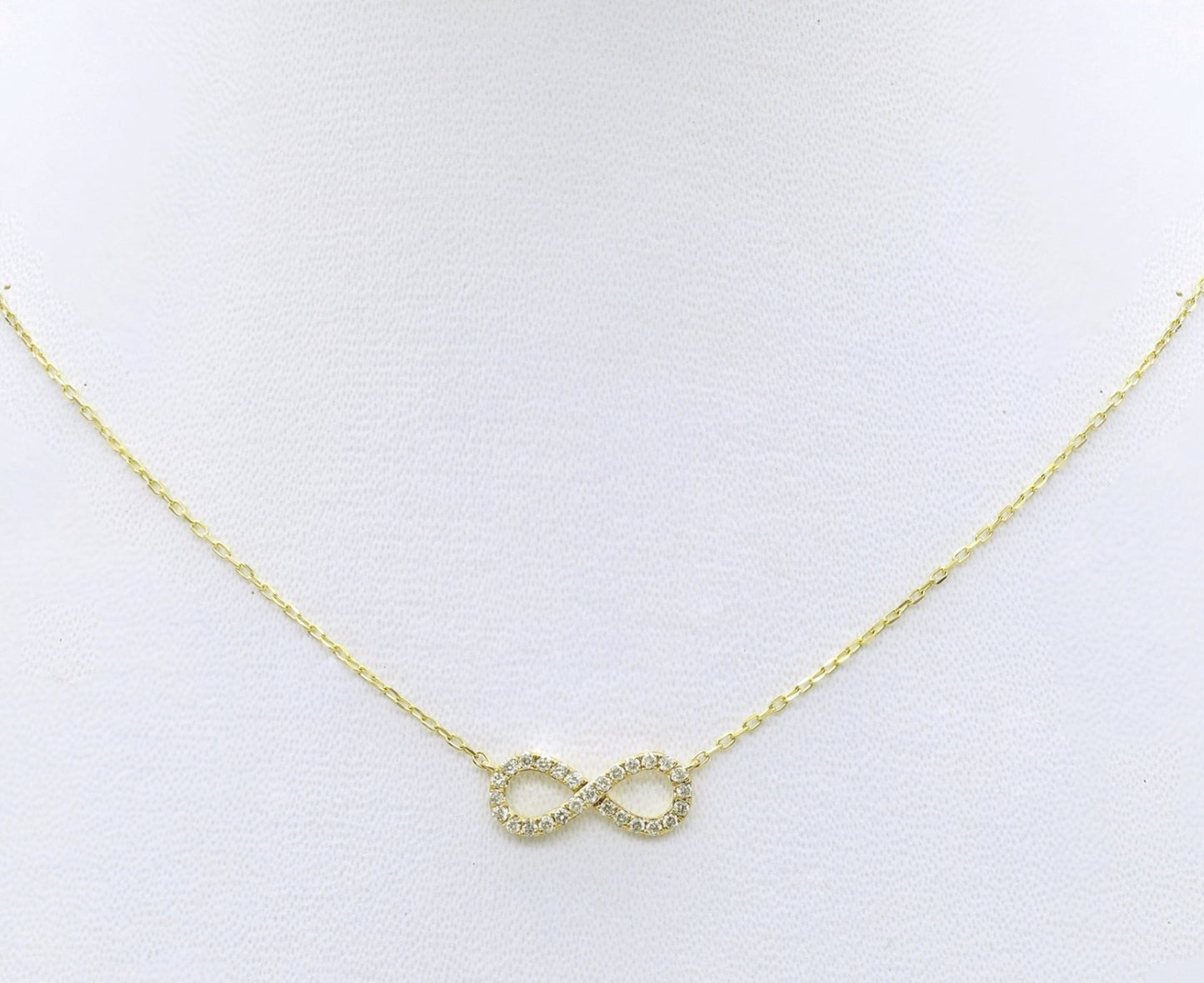 Collana con ciondolo - 18k giallo - 0.21ct. tw. Diamante (Naturale)