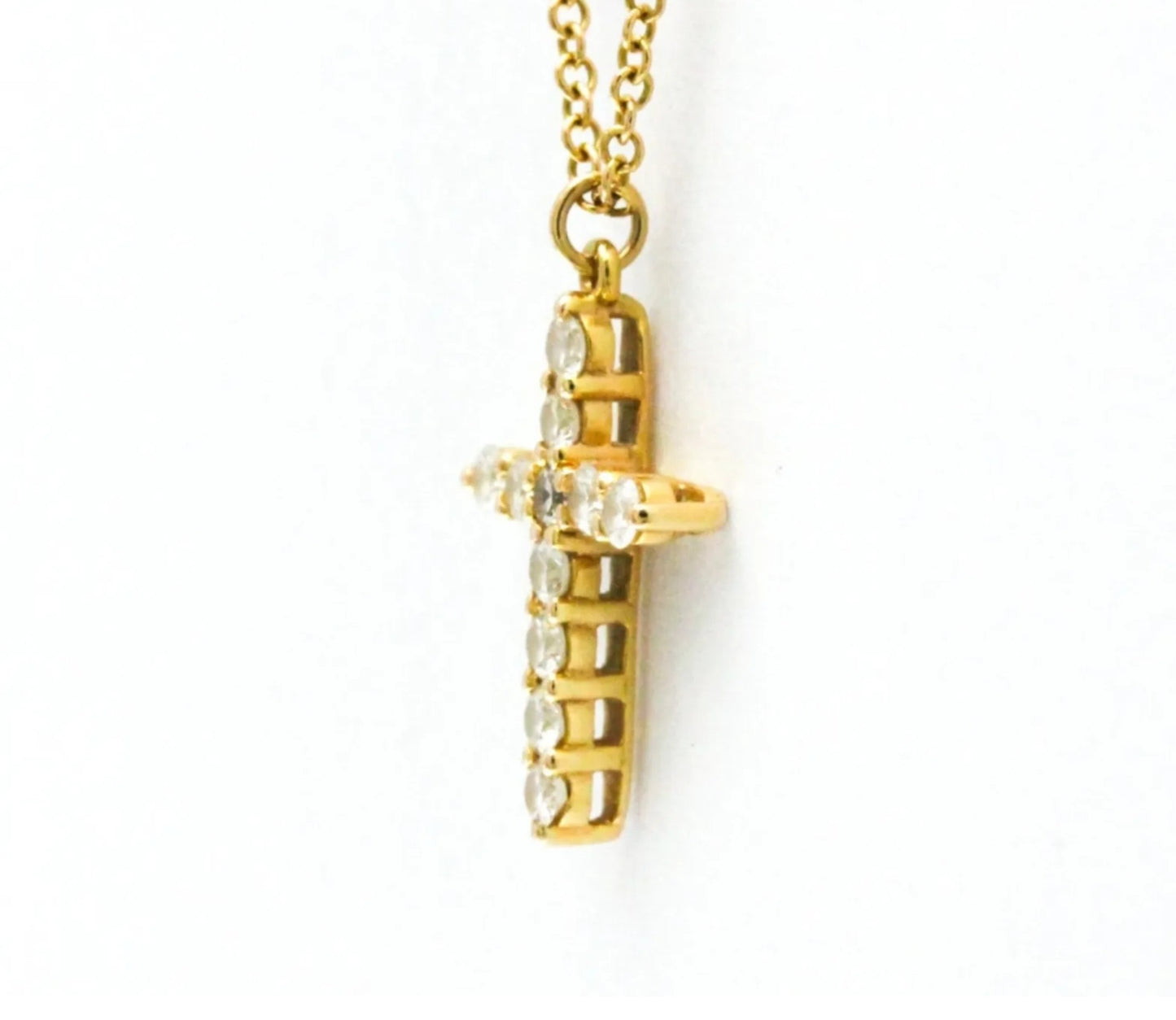 Tiffany & Co. - Collana croce con ciondolo - 18 carati Oro giallo