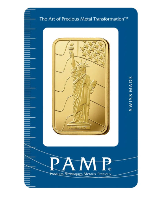 Lingotto oro puro 24k 100 grammi  (PAMP) da investimento