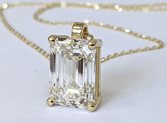 con ciondolo - 18 carati Oro giallo - 0.55 ct. tw. Diamante naturale